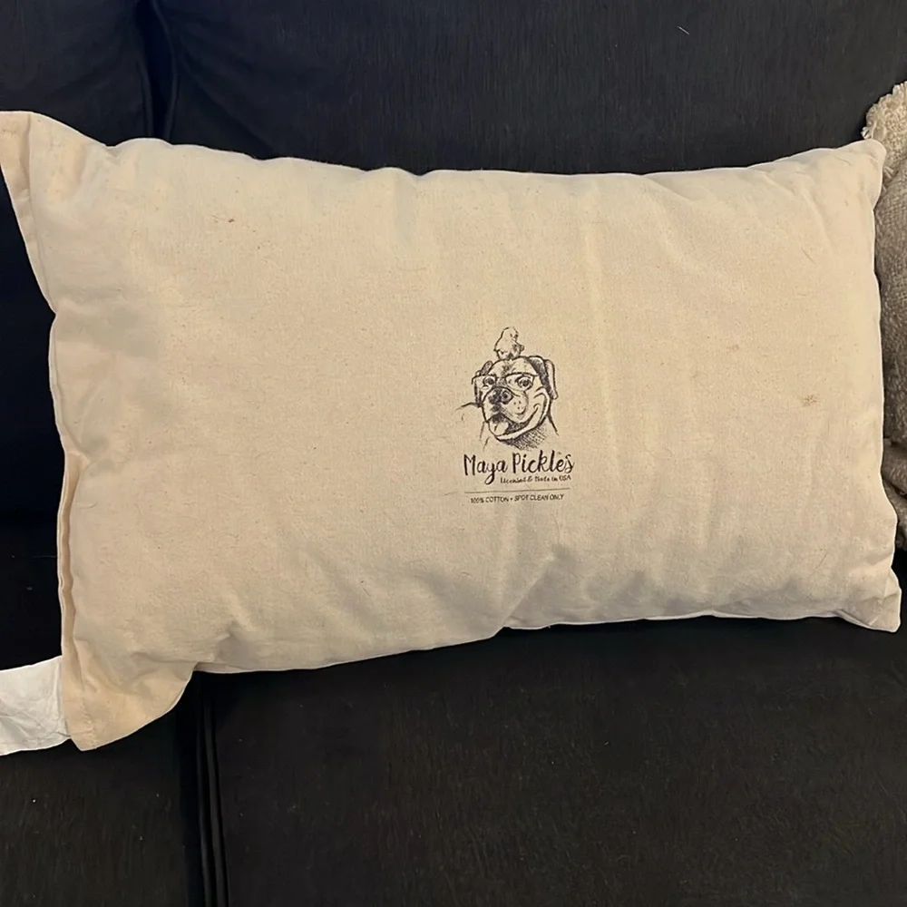 LINEN EASTER SPRING BUNNY PILLOW